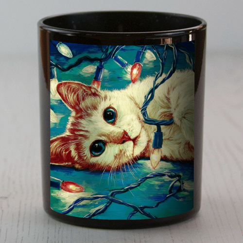 Light my festive mood - scented candle by DejaReve