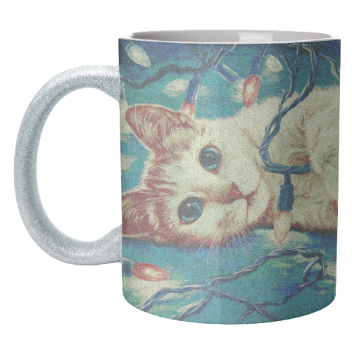 Light my festive mood - unique mug by DejaReve