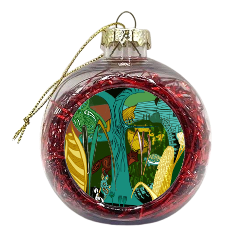 Light of the moon - xmas bauble by Minnie Lafane