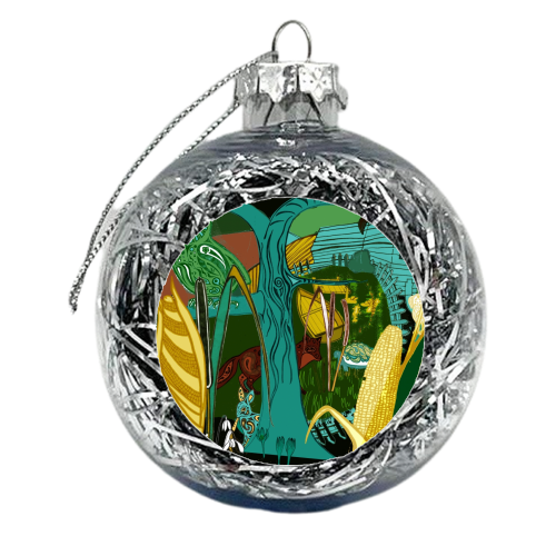 Light of the moon - xmas bauble by Minnie Lafane