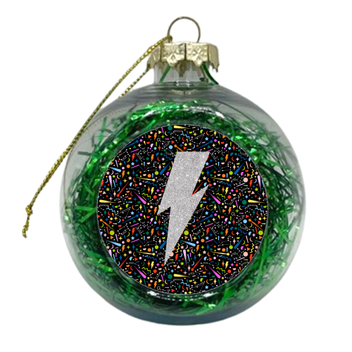 LIGHTNING BOLT - xmas bauble by PEARL & CLOVER