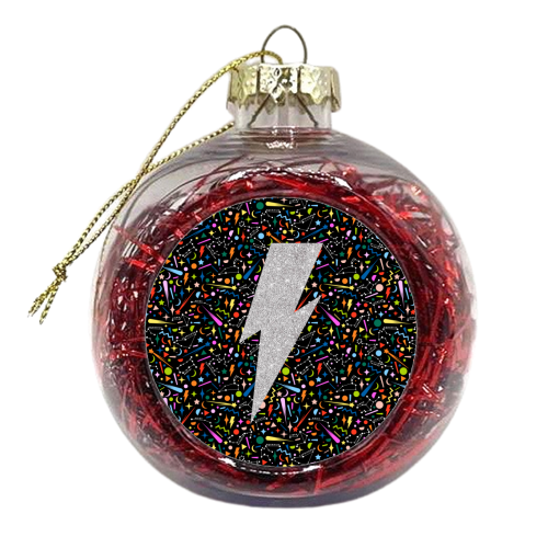 LIGHTNING BOLT - xmas bauble by PEARL & CLOVER