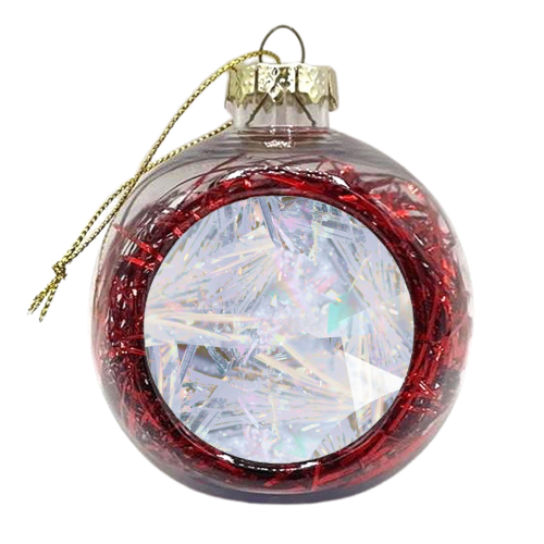 Lilac Patch - xmas bauble by Paige Cavill