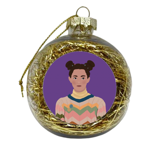 Lily Sex Education - xmas bauble by Rock and Rose Creative