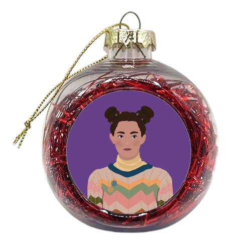 Lily Sex Education - xmas bauble by Rock and Rose Creative