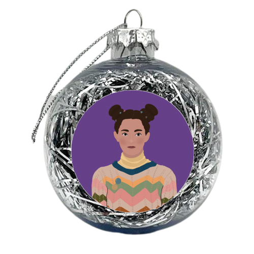 Lily Sex Education - xmas bauble by Rock and Rose Creative