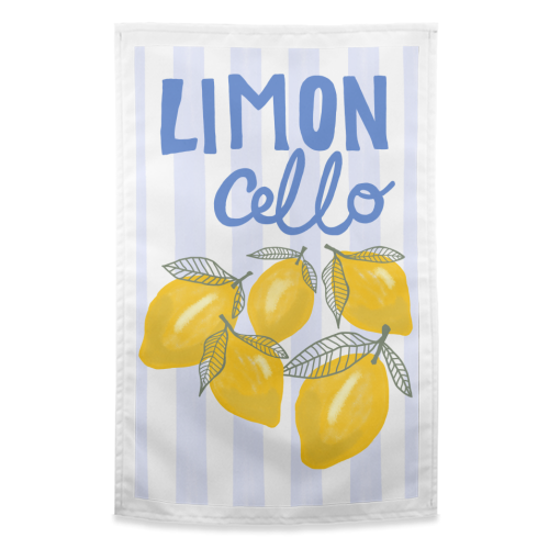 Limon Cello - funny tea towel by The Boy and the Bear