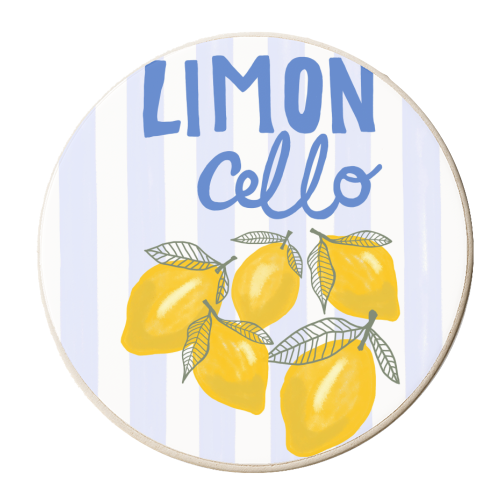 Limon Cello - personalised beer coaster by The Boy and the Bear