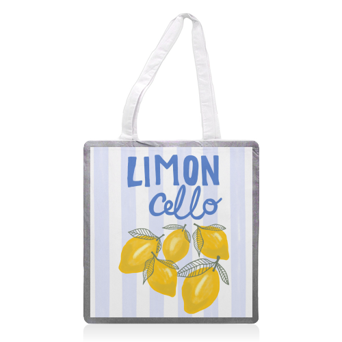 Limon Cello - printed canvas tote bag by The Boy and the Bear