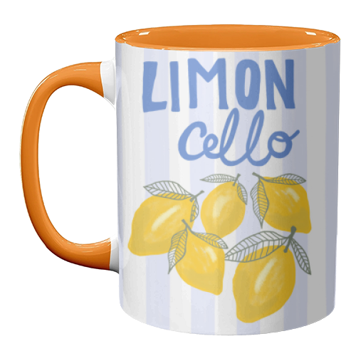 Limon Cello - unique mug by The Boy and the Bear