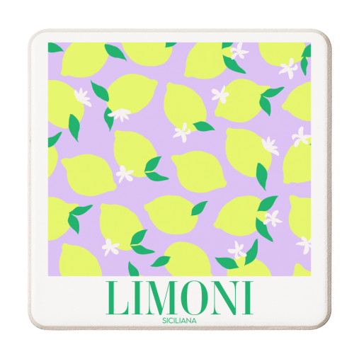 LIMONI - personalised beer coaster by PEARL & CLOVER