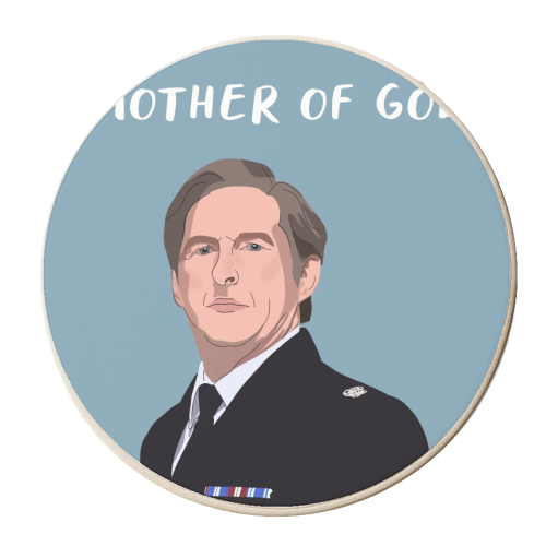 Line of duty Hastings print - personalised beer coaster by The Girl Next Draw