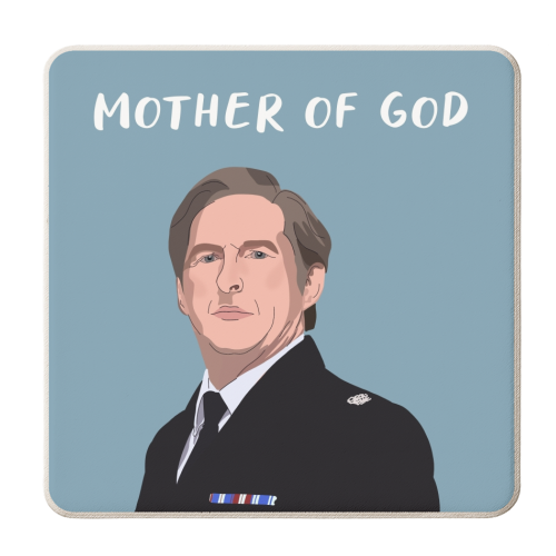 Line of duty Hastings print - personalised beer coaster by The Girl Next Draw