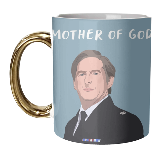 Line of duty Hastings print - unique mug by The Girl Next Draw