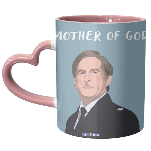 Line of duty Hastings print - unique mug by The Girl Next Draw