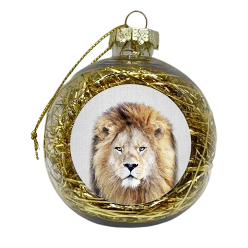 Lion - xmas bauble by Gal Design