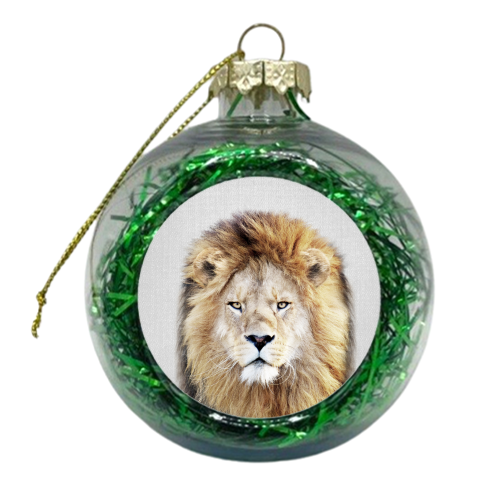 Lion - xmas bauble by Gal Design