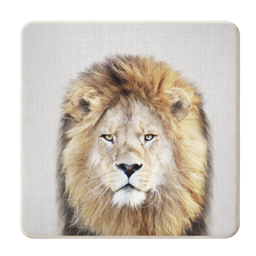 Lion - personalised beer coaster by Gal Design