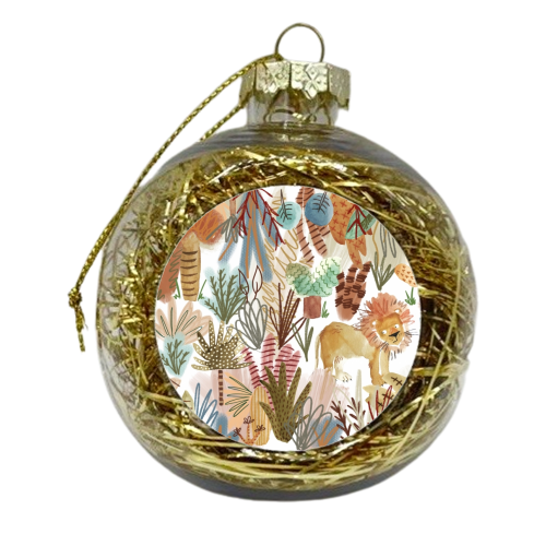 Lions Den - xmas bauble by Pen and Gwyn