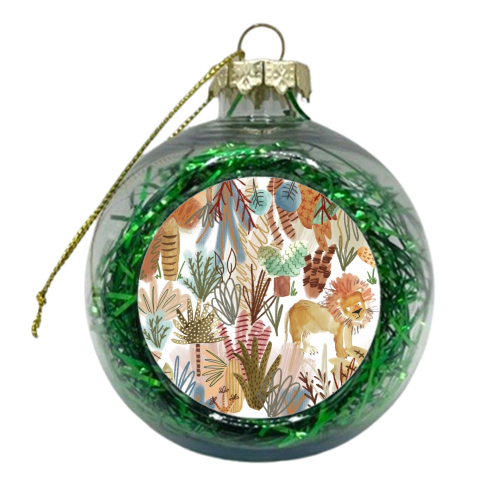 Lions Den - xmas bauble by Pen and Gwyn