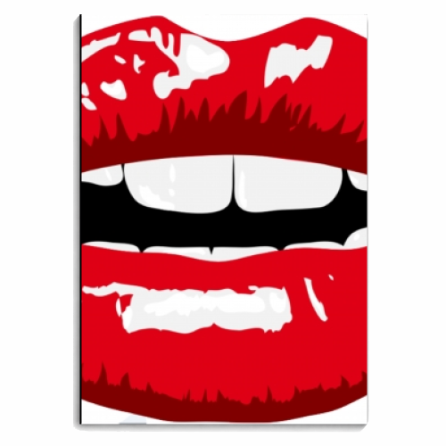 LIPS - personalised A4, A5, A6 notebook by Wallace Elizabeth
