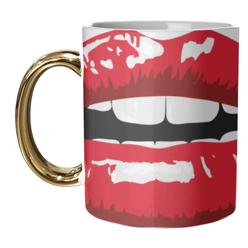 LIPS - unique mug by Wallace Elizabeth