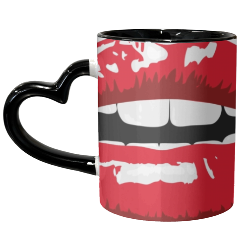 LIPS - unique mug by Wallace Elizabeth
