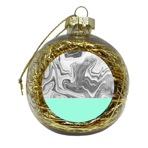 Liquid Sea - xmas bauble by EMANUELA CARRATONI