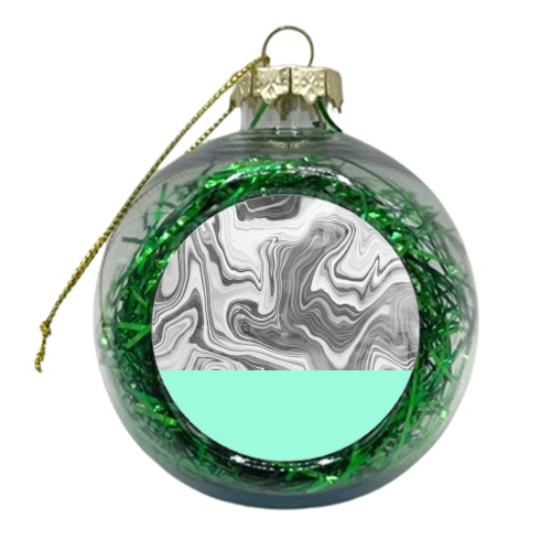 Liquid Sea - xmas bauble by EMANUELA CARRATONI