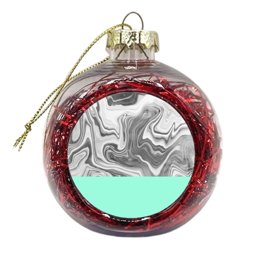 Liquid Sea - xmas bauble by EMANUELA CARRATONI