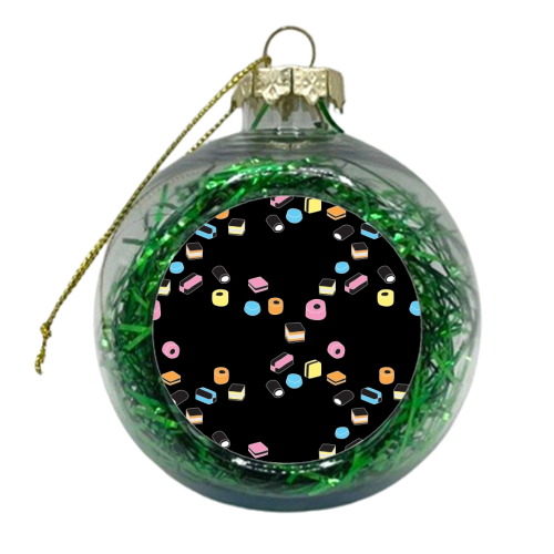 Liquorice Allsorts - xmas bauble by Stephanie Komen