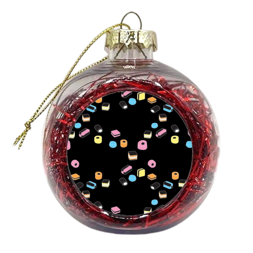 Liquorice Allsorts - xmas bauble by Stephanie Komen