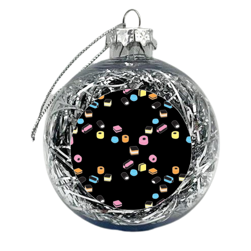 Liquorice Allsorts - xmas bauble by Stephanie Komen