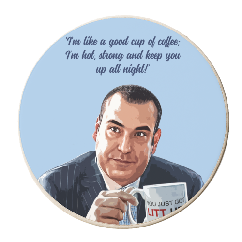 LITT COFFEE - personalised beer coaster by DOLLY WOLFE