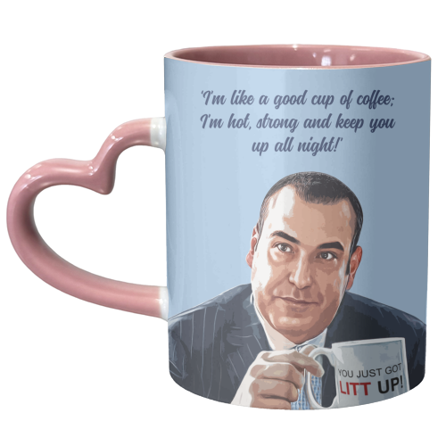 LITT COFFEE - unique mug by DOLLY WOLFE