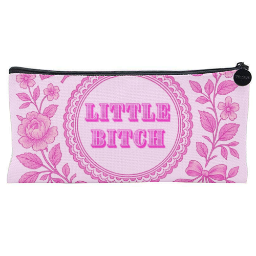 Little Bitch - flat pencil case by Lilly Rose