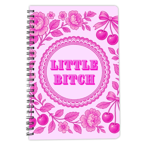 Little Bitch - personalised A4, A5, A6 notebook by Lilly Rose