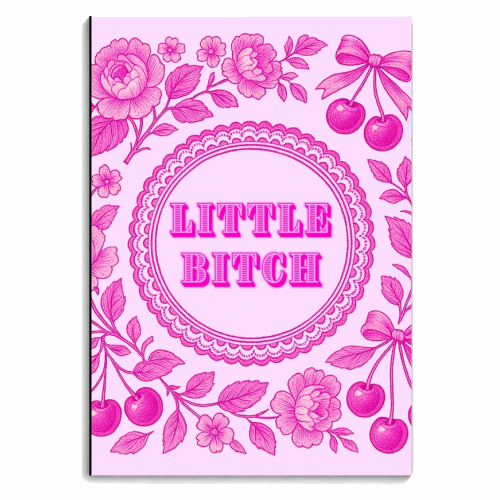 Little Bitch - personalised A4, A5, A6 notebook by Lilly Rose