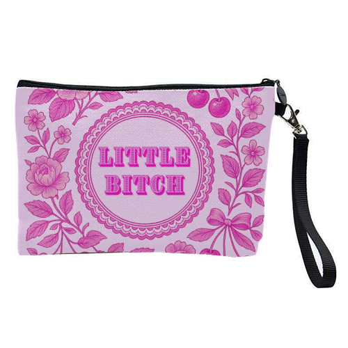 Little Bitch - pretty makeup bag by Lilly Rose