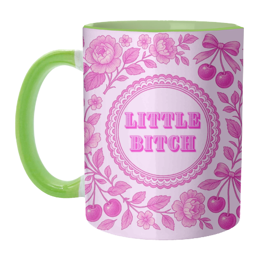 Little Bitch - unique mug by Lilly Rose