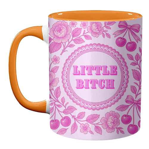 Little Bitch - unique mug by Lilly Rose