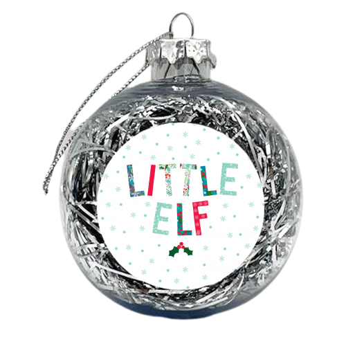 Little Elf - xmas bauble by The Boy and the Bear
