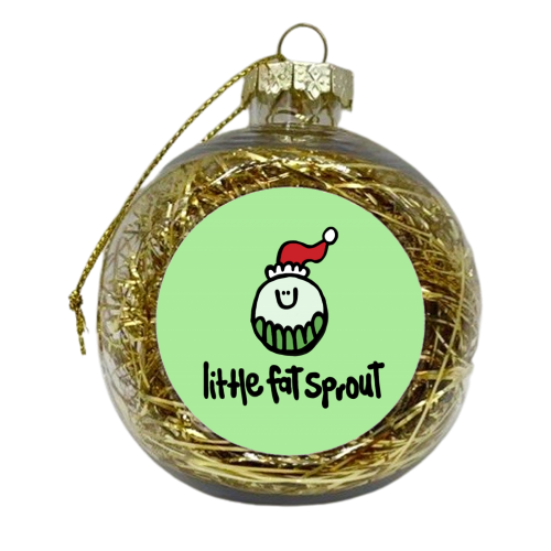 Little Fat Sprout - xmas bauble by Emma Donovan