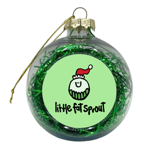 Little Fat Sprout - xmas bauble by Emma Donovan
