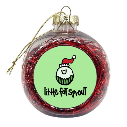 Little Fat Sprout - xmas bauble by Emma Donovan
