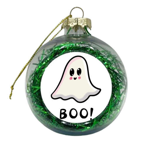 Little Ghosties - xmas bauble by PixieDrew
