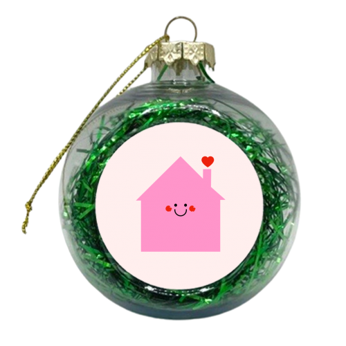 Little Love House - xmas bauble by Adam Regester