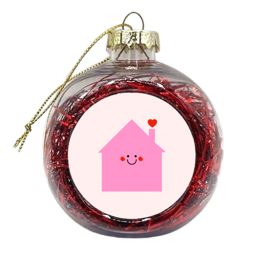 Little Love House - xmas bauble by Adam Regester