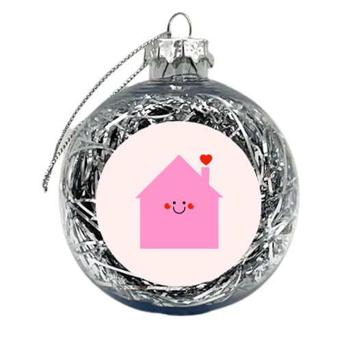 Little Love House - xmas bauble by Adam Regester