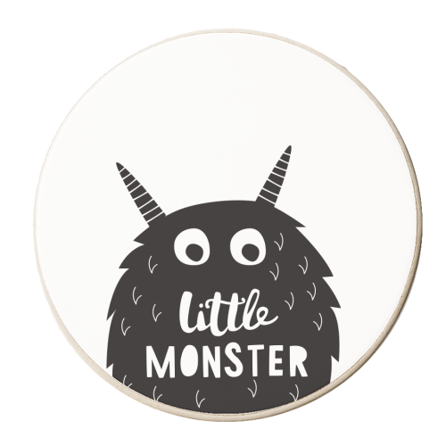 Little Monster - personalised beer coaster by The Boy and the Bear